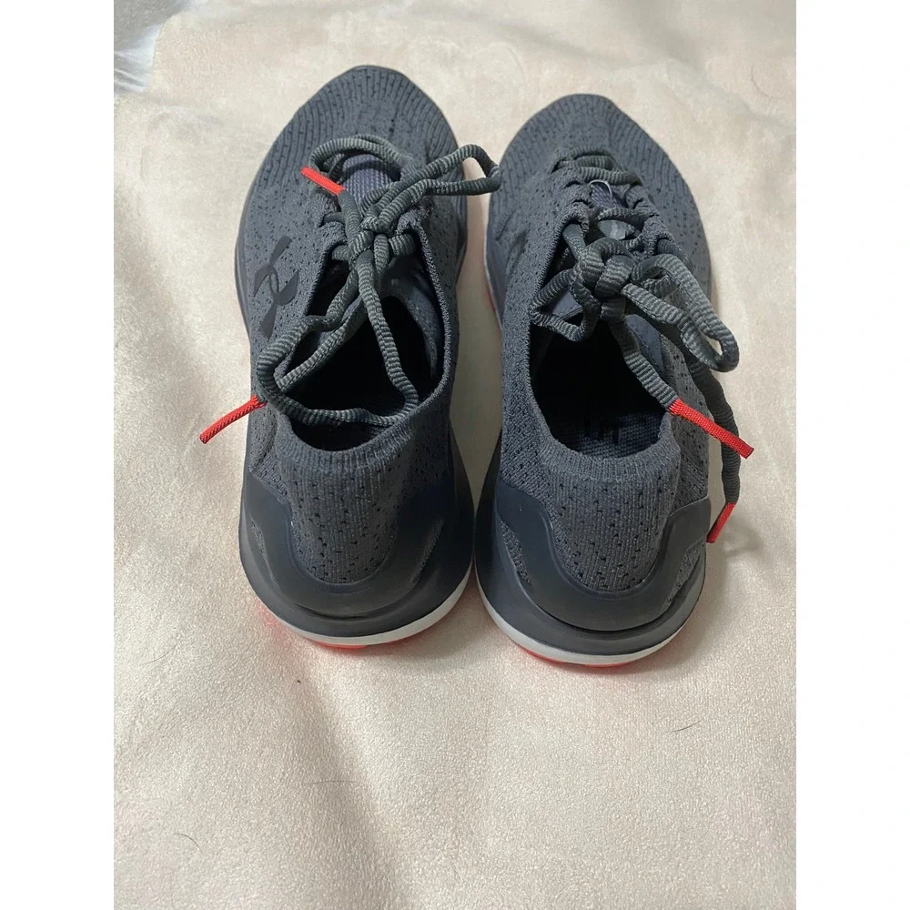 Under Armour Charged Impulse Mens Running Shoes Grey Red 3021950-103 Size 11.5